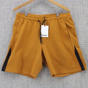 Brady Brand Performance Shorts Mens Large L Orange Solid Drawstring Outdoor NWT